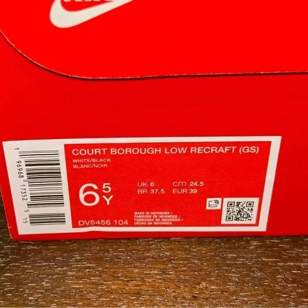 Nike Court Borough Low Recraft Youth Casual Shoes